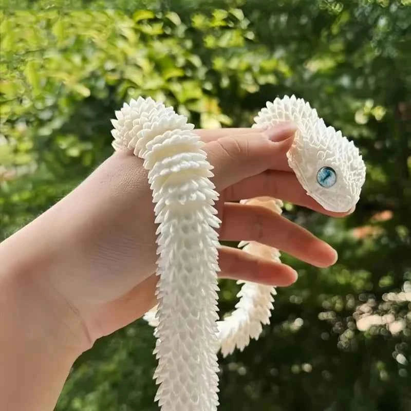 3D Printed Snake Rotatable Articulated - Pedlar's Attic