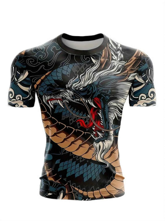 Animated Dragon 3D Printed T-shirt