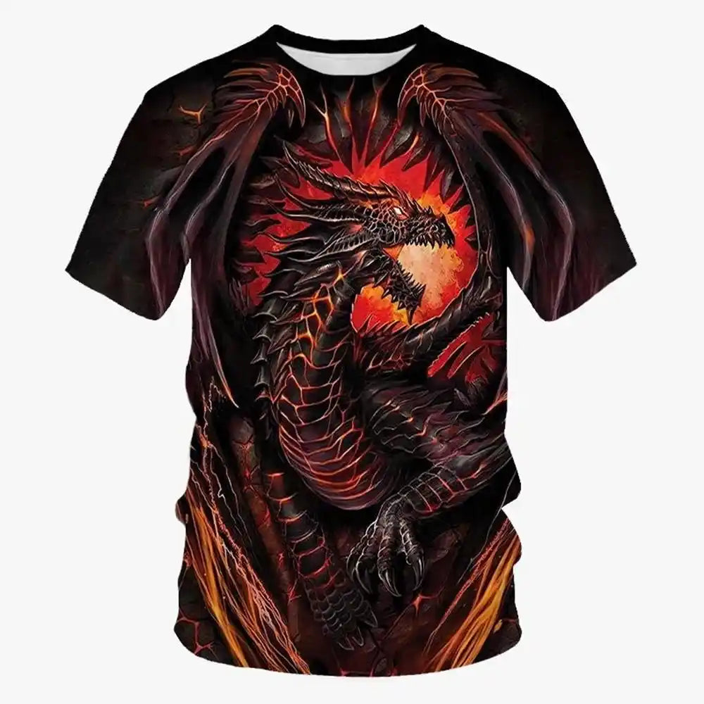 The  Dragon— 3D Dragon Graphic Tee