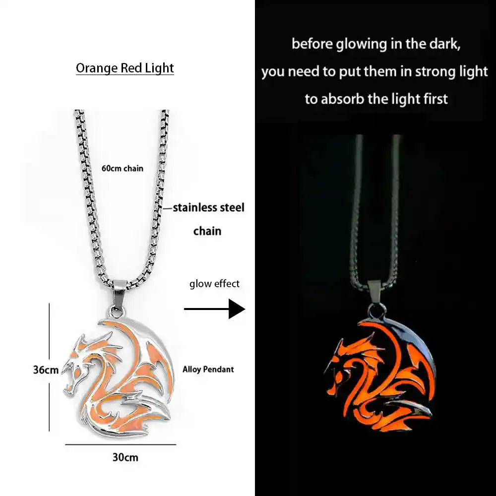 Luminous Glow Necklaces! Assorted Dragons and More! - Pedlar's Attic