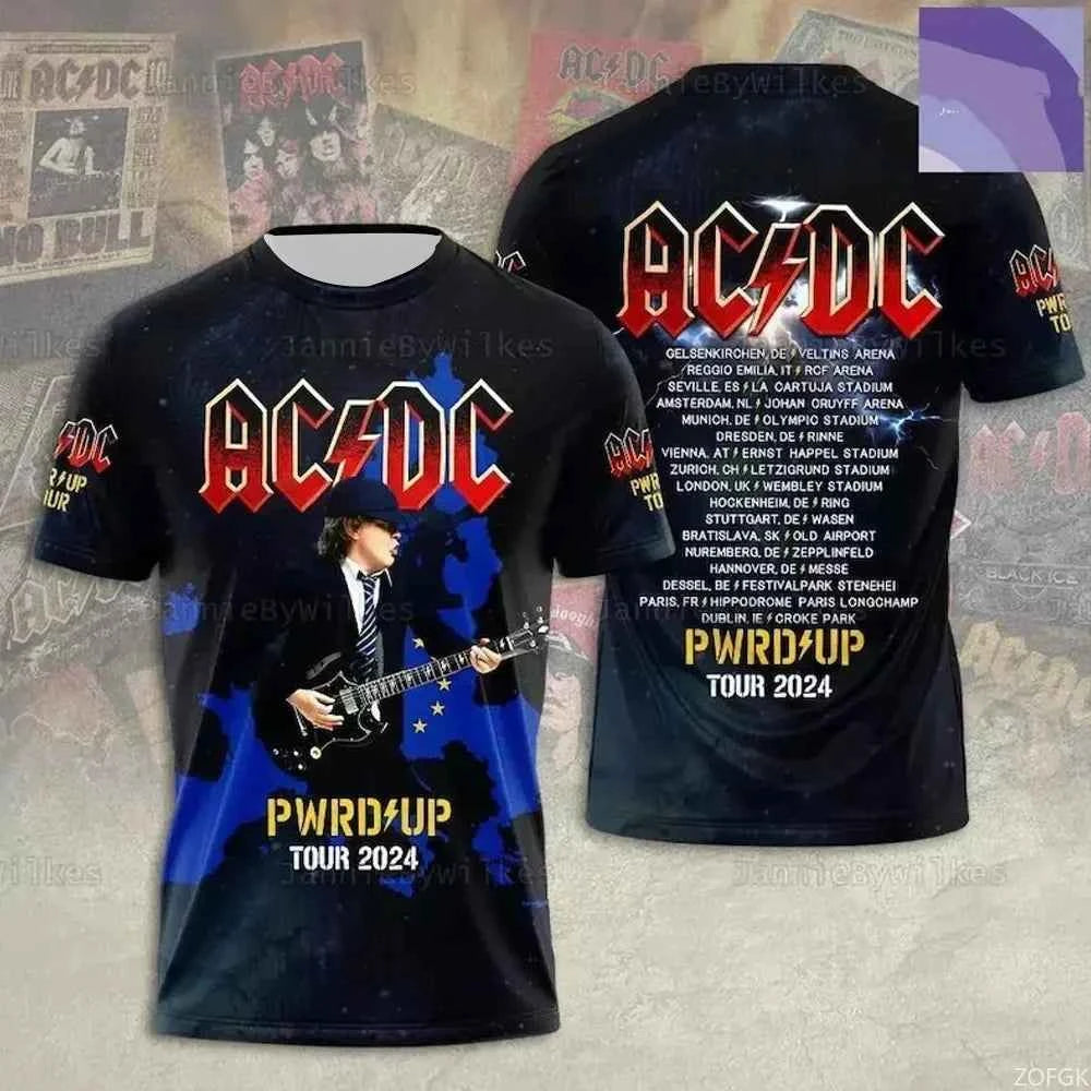 AC DC Men's Rock Band T-shirt HUGE VARIETY
