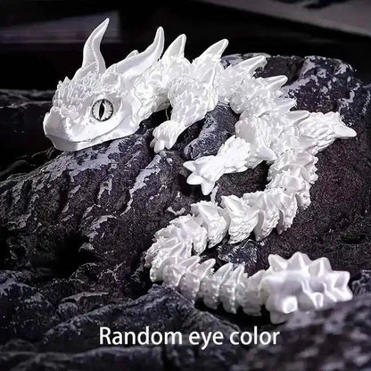 Magic Dragon 3D Printed Articulated Toy - Movable Joints for Creative Play & Unique Desk Decor - Pedlar's Attic