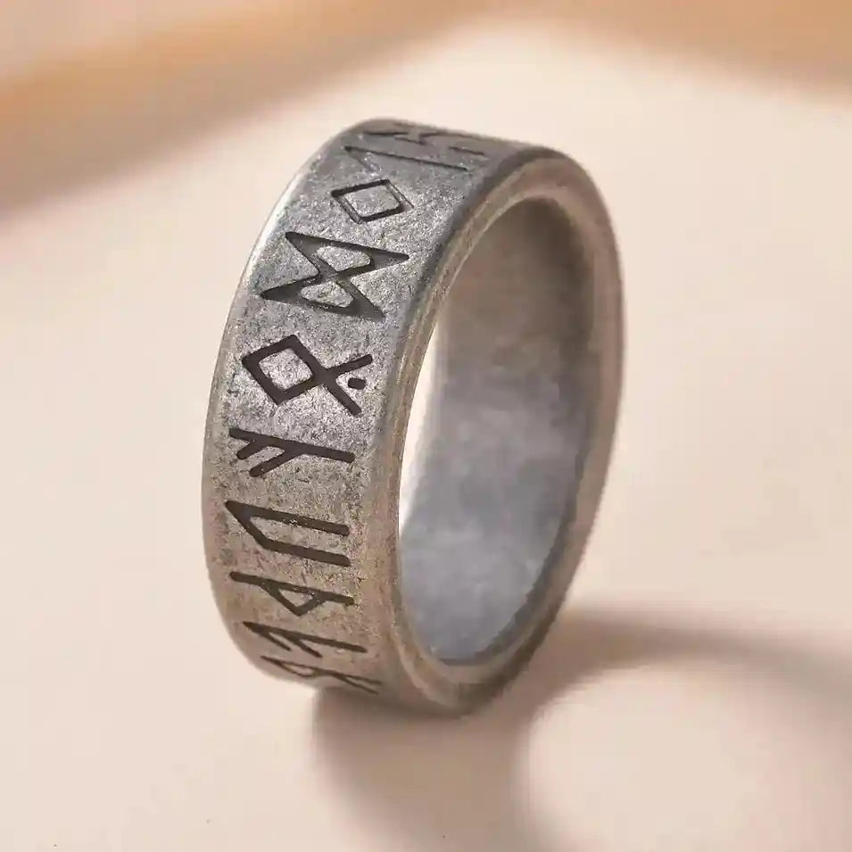 Vintage Odin Norse Viking Amulet Rune Rings - Pedlar's Attic