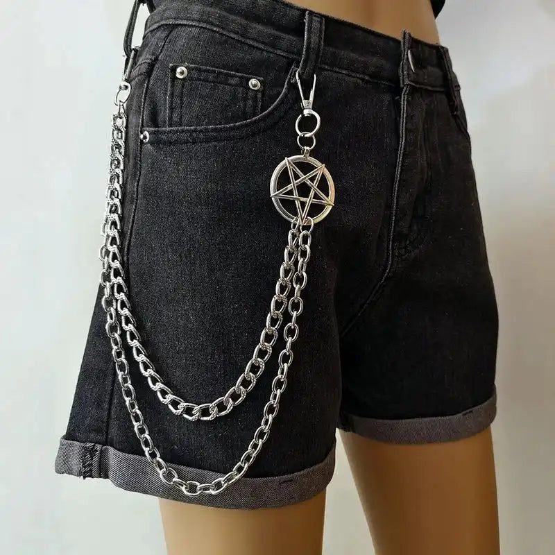 The Chain Between the Loops — Gothic Punk Belt Loop Wallet Chain