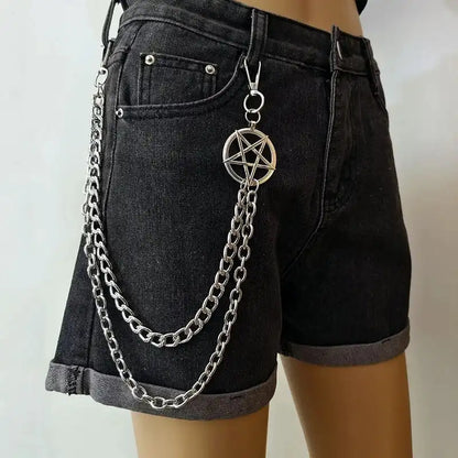 The Chain Between the Loops — Gothic Punk Belt Loop Wallet Chain