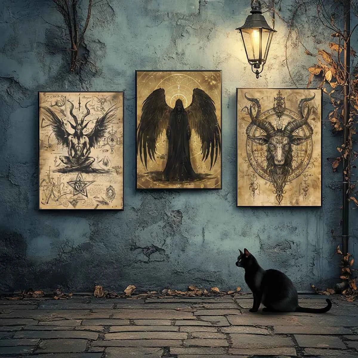 Frameless Gothic Wall Art