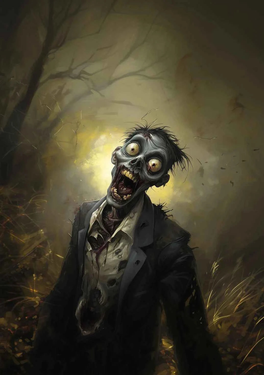 Victoria Style Skull Banquet Fallen Angels Dark Fantasy Art