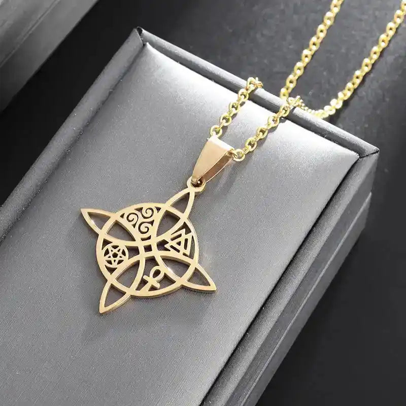 The Moon Knot Collection — Celtic Irish Witch Amulet Necklaces