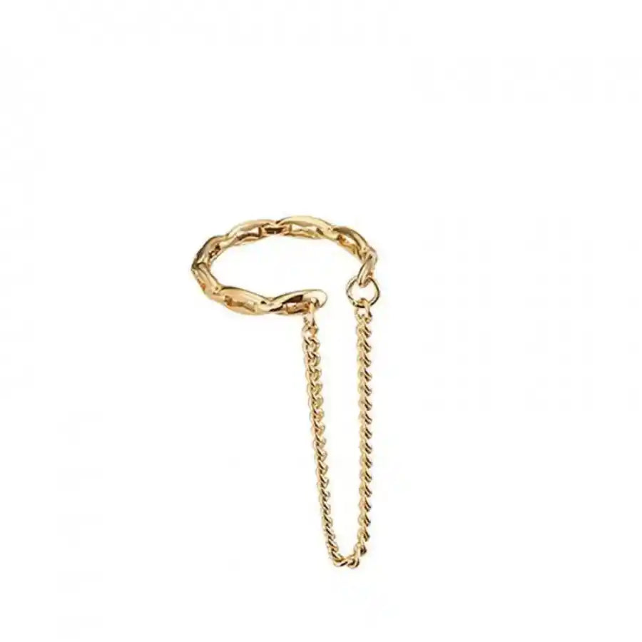 French Retro Chain Tassel Ear Bone Clip - Pedlar's Attic
