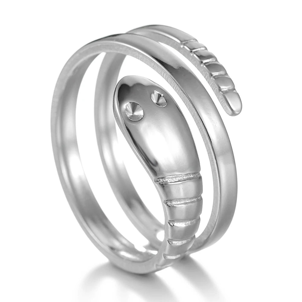 The Drawer Knows — Skull, Dragon & Snake Adjustable Rings - Pedlar's Attic