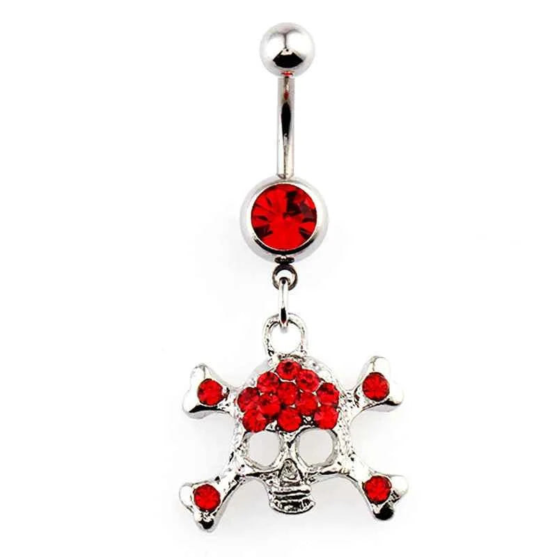 Skull Belly Button Rings