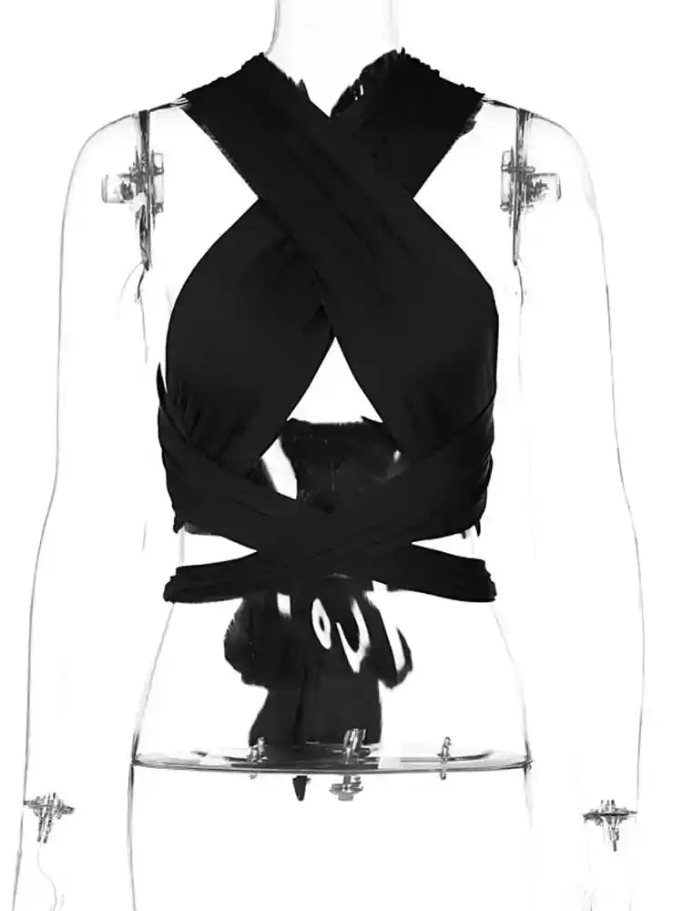 Spellbound Straps – Halter Crop Top