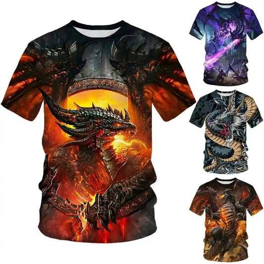 The  Dragon— 3D Dragon Graphic Tee