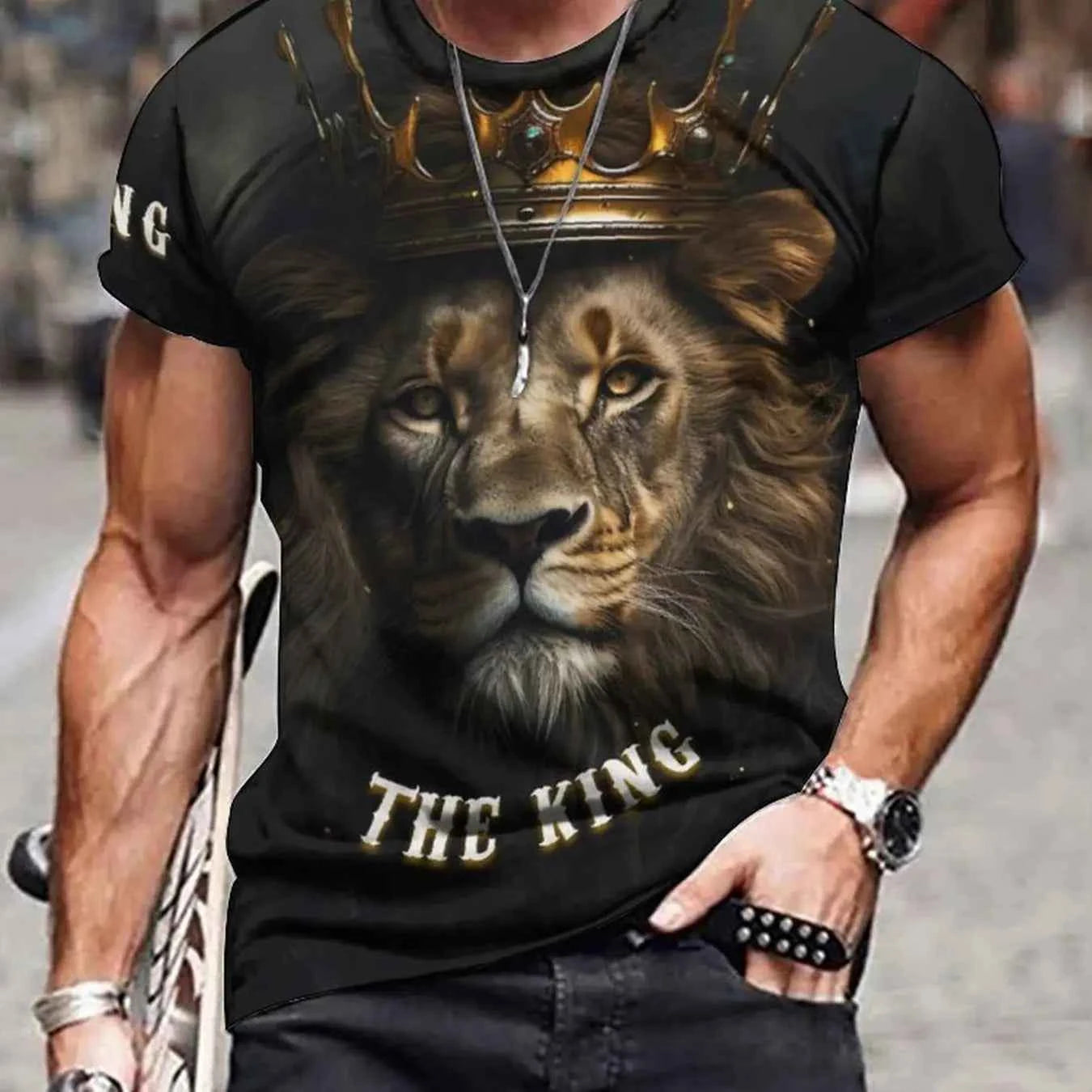 Tiger Print T-Shirt 3D