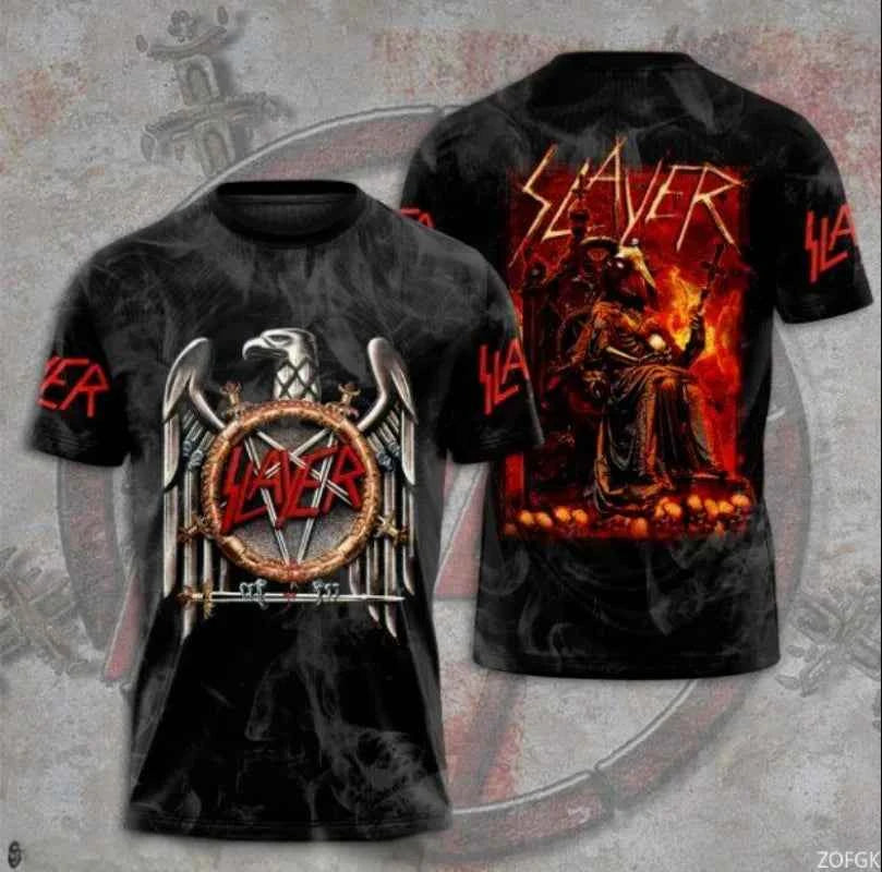 3D T-Shirts -multiple styles! SLAYER! Men's T-shirts