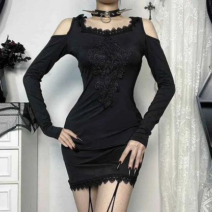 AltGoth Cyber Punk Mall Gothic Dress - Pedlar's Attic