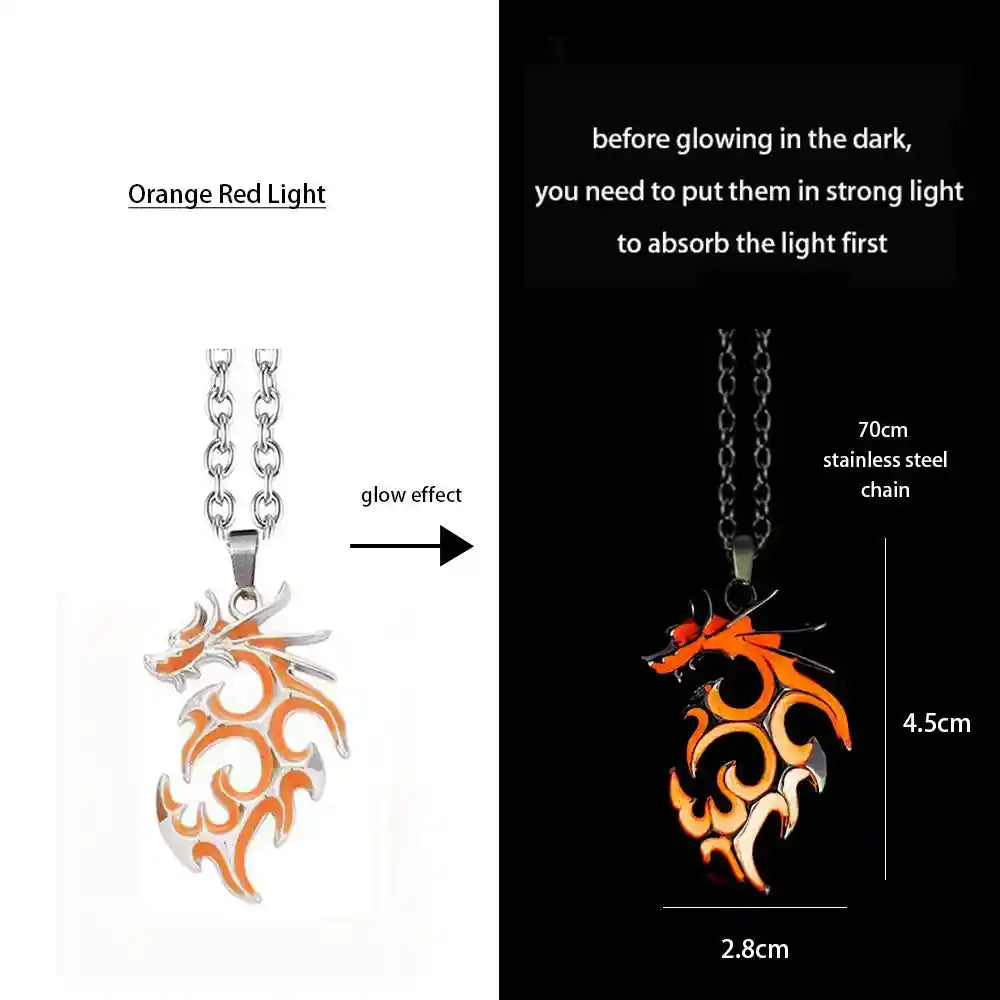 Luminous Glow Necklaces! Assorted Dragons and More! - Pedlar's Attic
