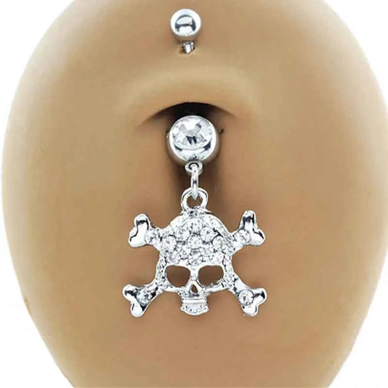 Skull Belly Button Rings