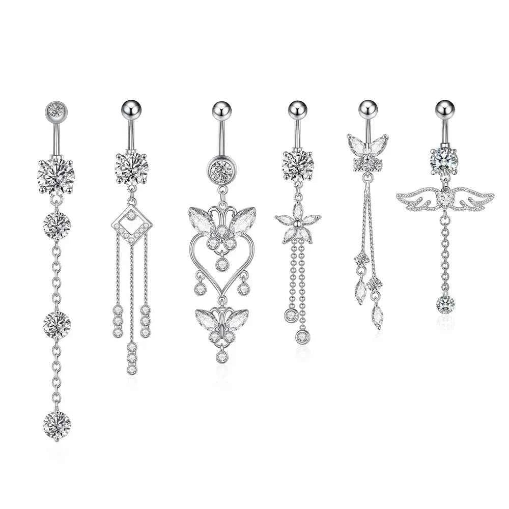 Trendy Angel Belly Button Rings