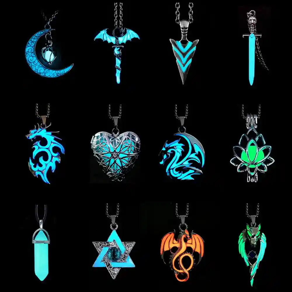 Luminous Glow Necklaces! Assorted Dragons and More! - Pedlar's Attic