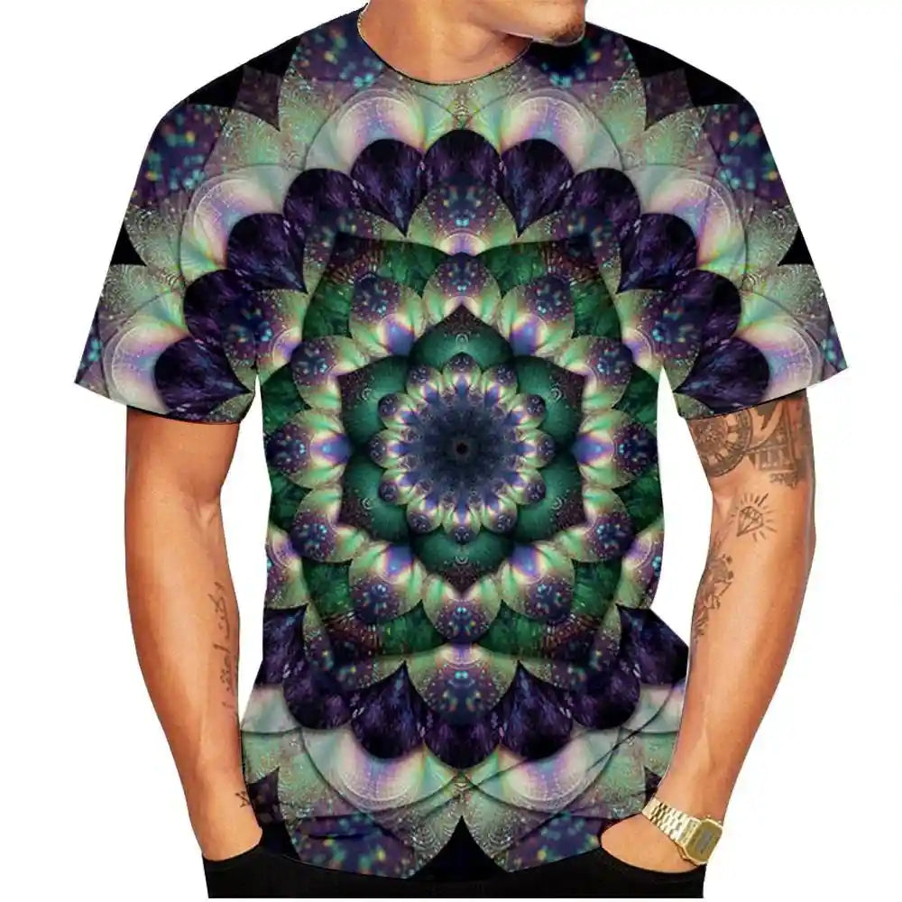 Chelle's Garden – Bohemian Mandala 3D Tee