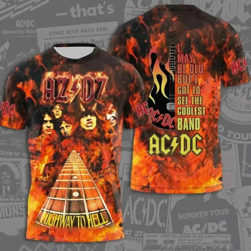 AC DC Men's Rock Band T-shirt HUGE VARIETY