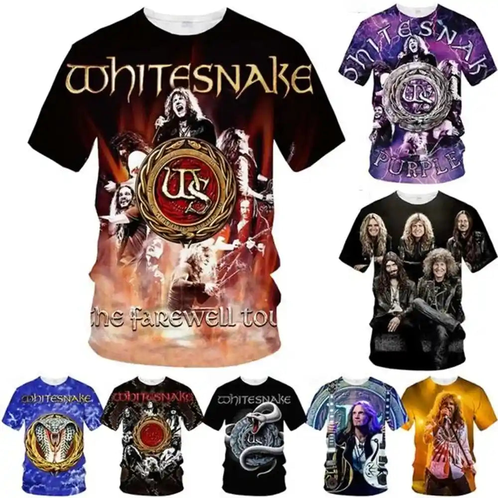 Luna's Whitesnake – The Rock Spirit 3D Tee