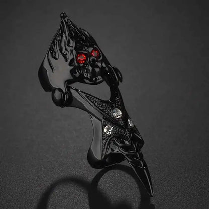 Dragon Eagle Skull Joint Knuckle Full Finger Claw Ring - Pedlar's Attic