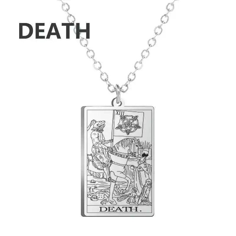 Dawapara Tarot Cards Necklace Women - Pedlar's Attic