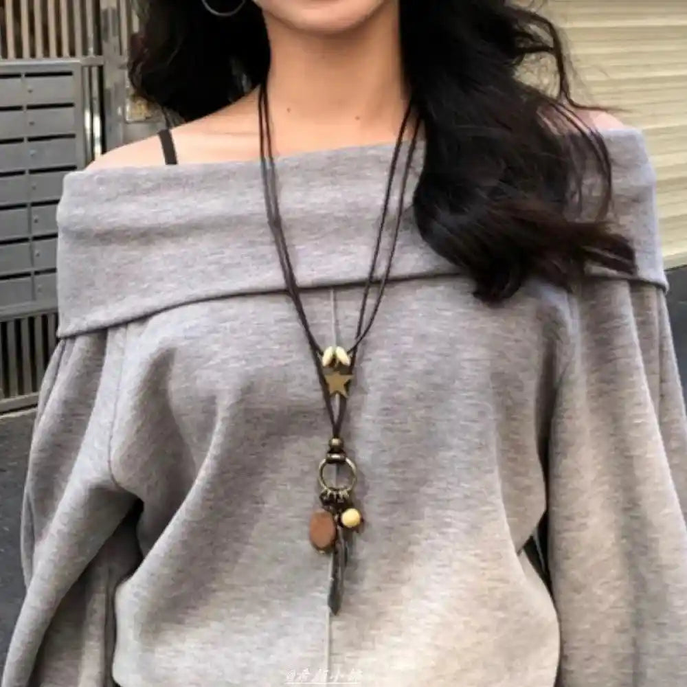 Retro Ethnic Style Bohemian Long Pendant - Pedlar's Attic