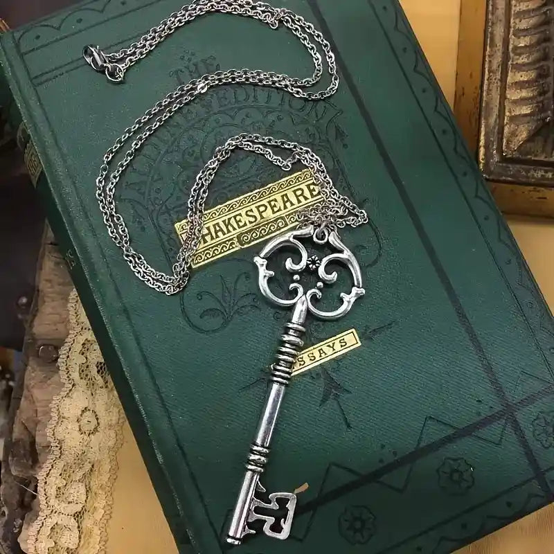 Gothic Magic Key Charm necklace - Pedlar's Attic