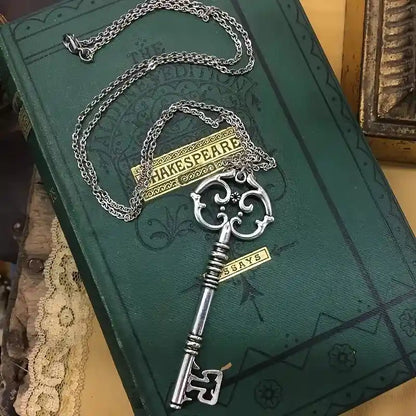 Gothic Magic Key Charm necklace - Pedlar's Attic