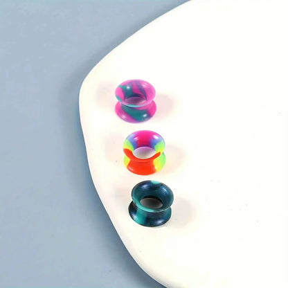 ColorPop Gradient Silicone Ear Plugs - 1/3 Pairs for Ultimate Comfort & Style - Pedlar's Attic