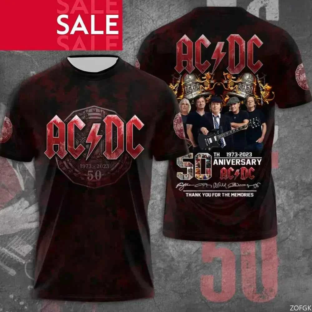 AC DC Men's Rock Band T-shirt HUGE VARIETY