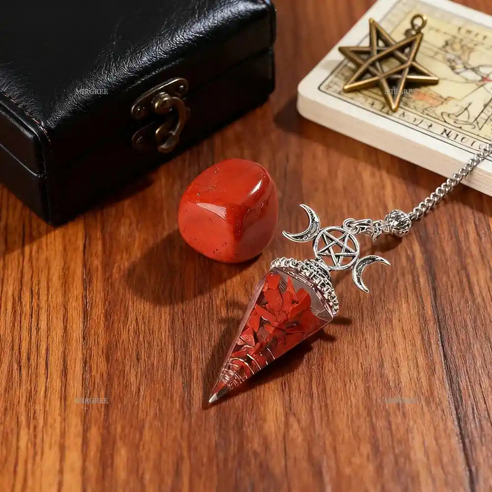 2pcs Amethyst Spirit Pendant Paired with Natural Stone Ornaments - Pedlar's Attic