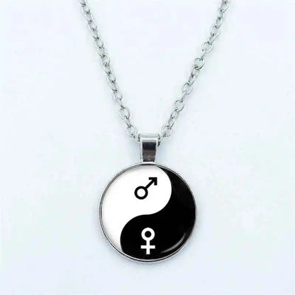 Yin Yang Tai Chi Necklace - Pedlar's Attic