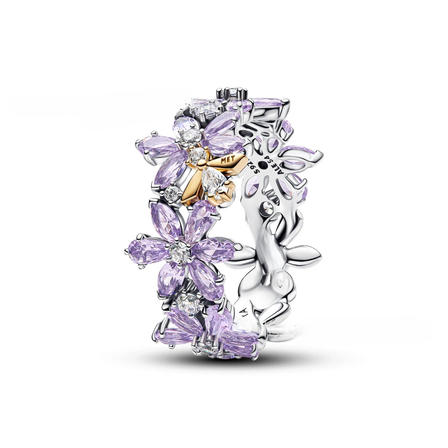 Aether-Reach Ring — 925 Sterling Silver Heart & Butterfly