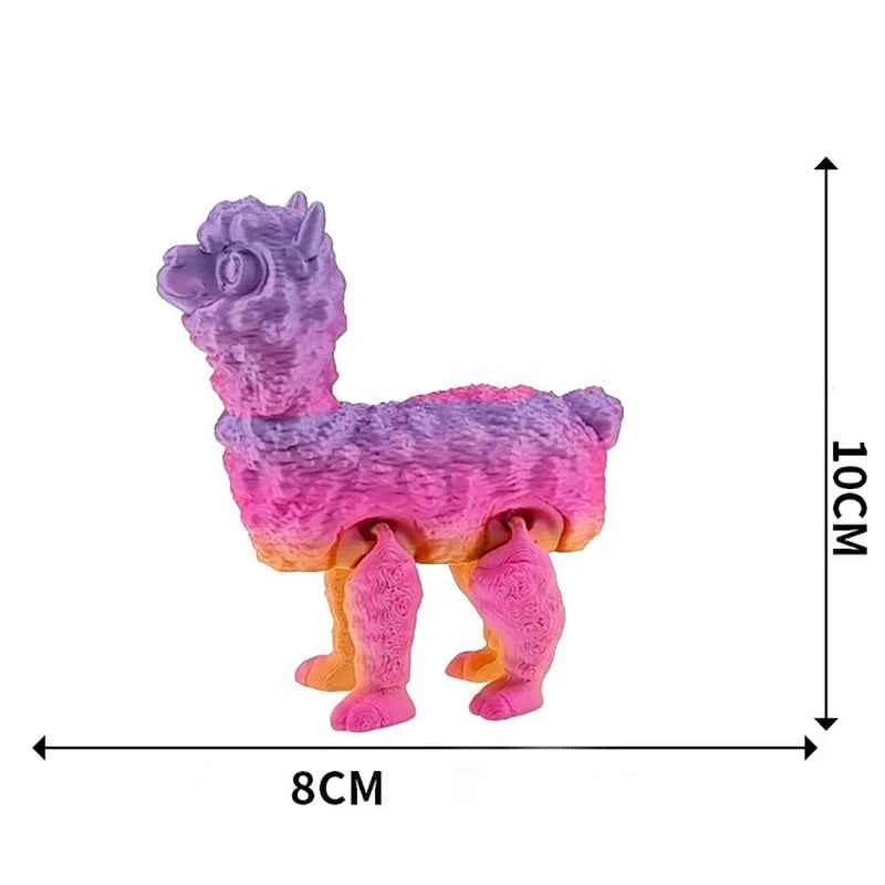 3D Printed Animals Toy Multi-joint Movable Dinosaur Snake Fidget Toy Adults Autism Stress Relief Toys Desktable Decor Kids Gift
