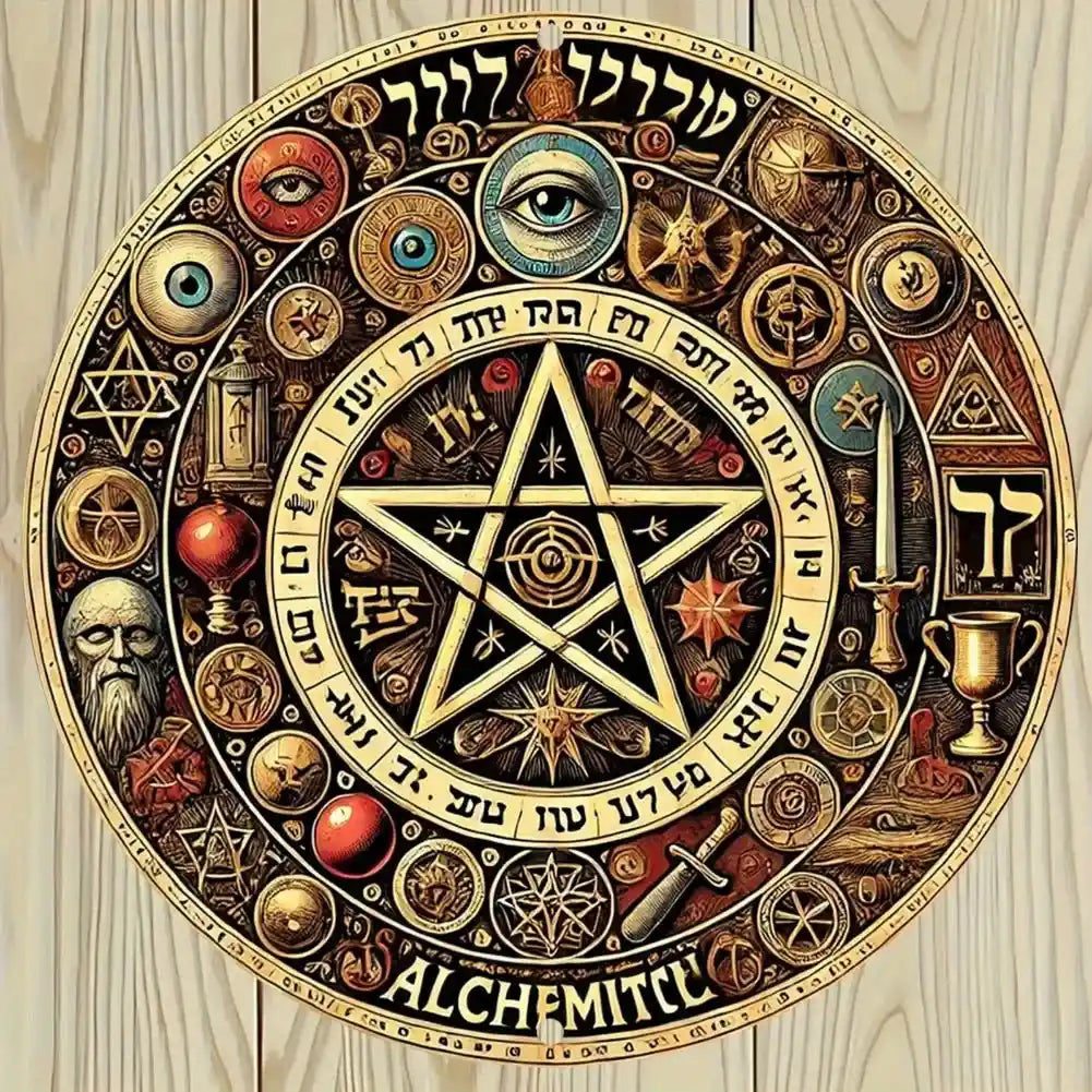 Mystical Golden Star Wall Hanging - Pedlar's Attic