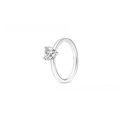 Aether-Reach Ring — 925 Sterling Silver Heart & Butterfly