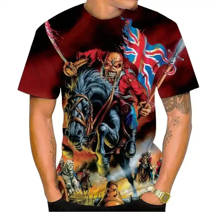 Heavy Metal Fashion Casual Men's Tee - Pedlar's Attic