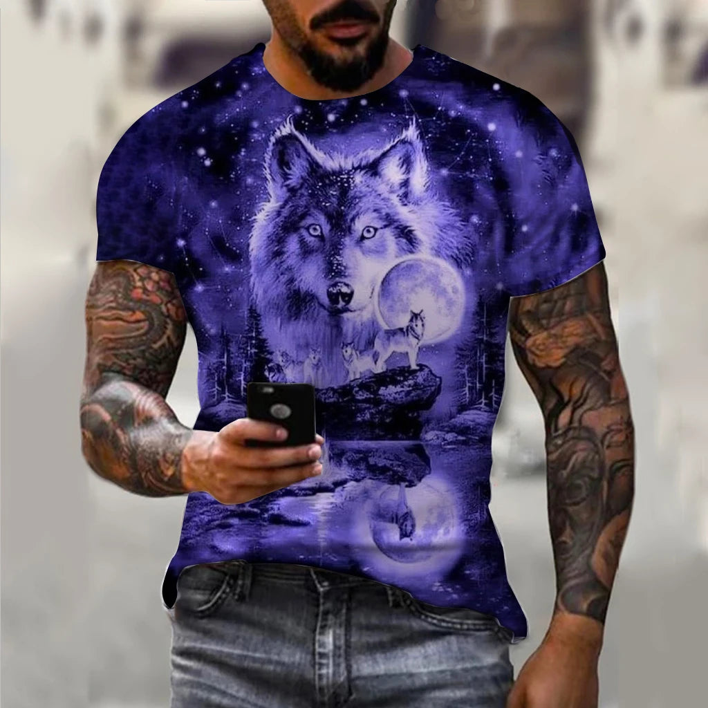 The Wolfsong Portraits — 3D Wolf Graphic Tee
