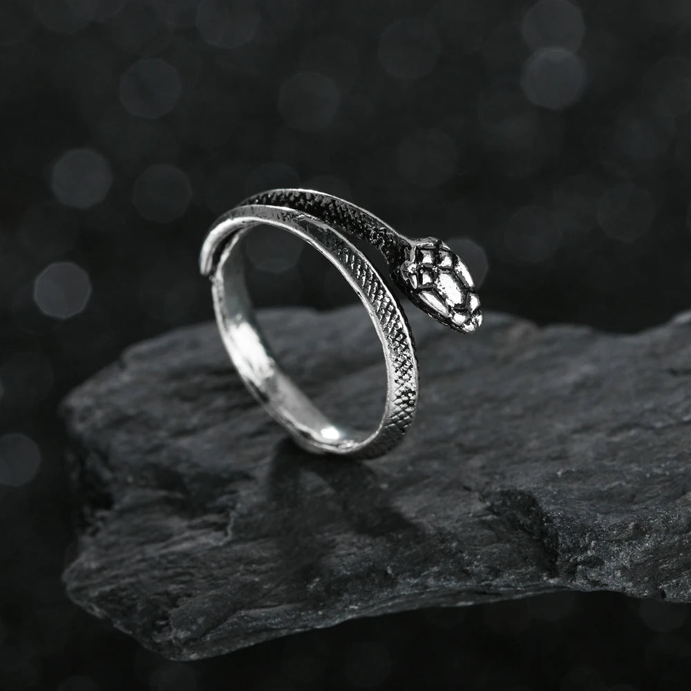 The Drawer Knows — Skull, Dragon & Snake Adjustable Rings - Pedlar's Attic