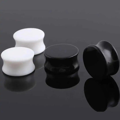 Vivid Tunnels Acrylic Ear Plugs - 2 Pcs of Vibrant Comfort & Style - Pedlar's Attic