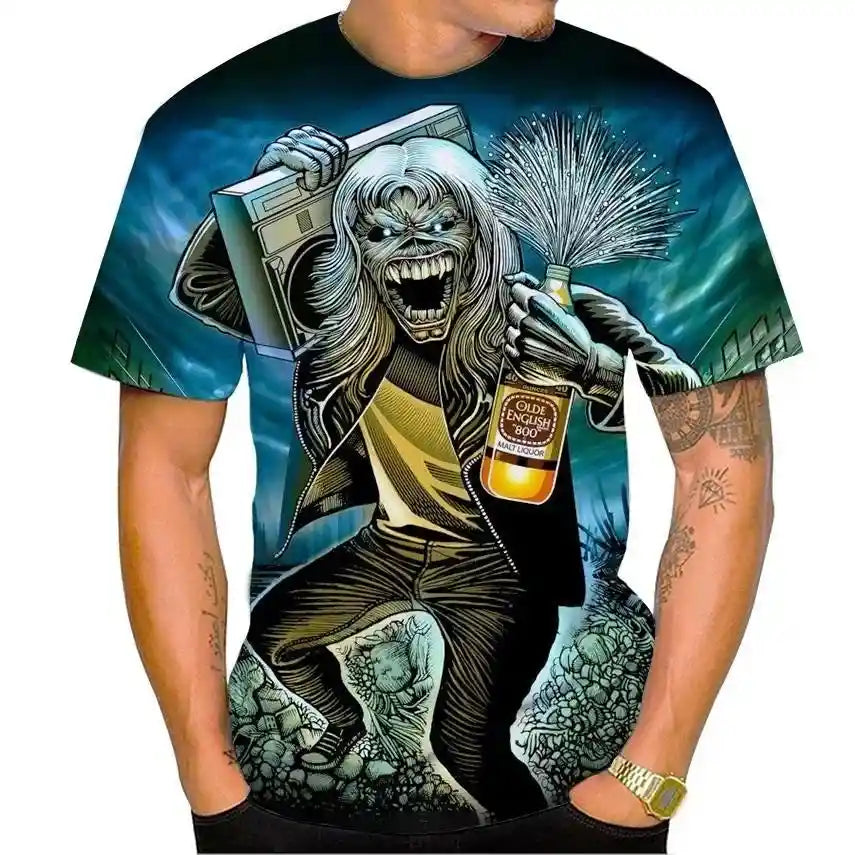 Heavy Metal Fashion Casual Men's Tee - Pedlar's Attic