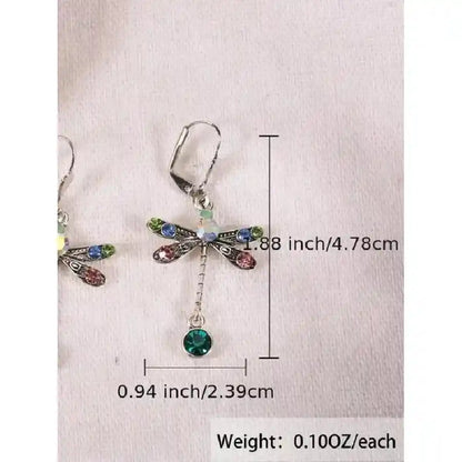 Dragonfly Dangle Earrings - Pedlar's Attic