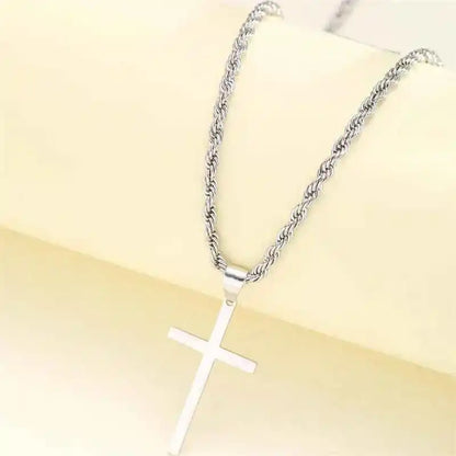Elysian Cross Pendant Necklace - Minimalist Gold Charm for Men & Women, Perfect Gift for Every Occasion - Pedlar's Attic