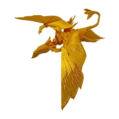 3d Printed Steam Technology Dinosaur Animal Toys Home Room Car Ornaments Joints Can Move Freely Steam Technology Flying Dragon - Pedlar's Attic