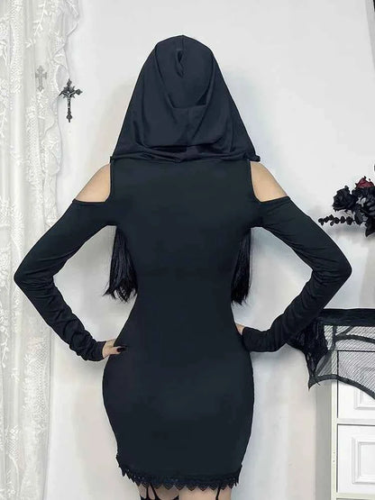 AltGoth Cyber Punk Mall Gothic Dress - Pedlar's Attic