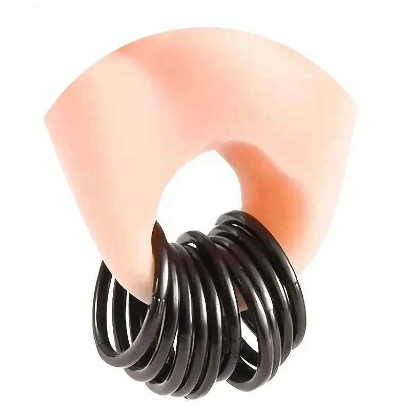 5pcs Punk Stainless Steel Piercing Creative Earrings